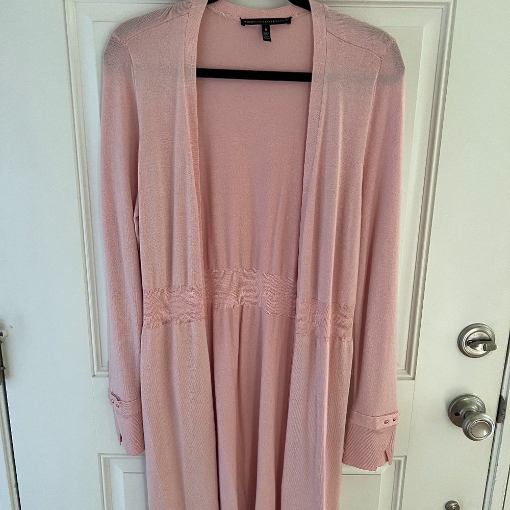 White House Black Market Pink Cardigan